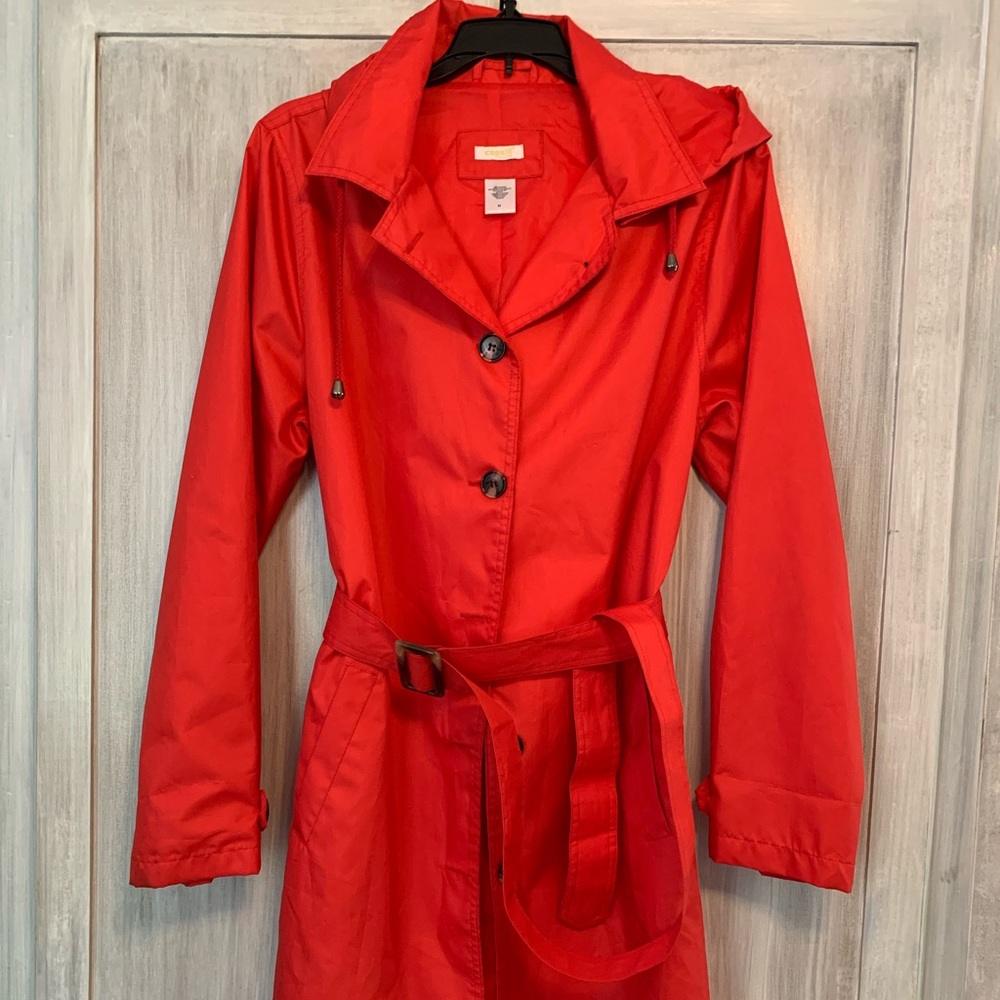 Capelli New York red rain coat